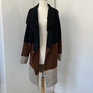 Max Studio Colorblock Sweater Cardigan